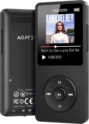 Agptek 64gb mp3 player - agptek,